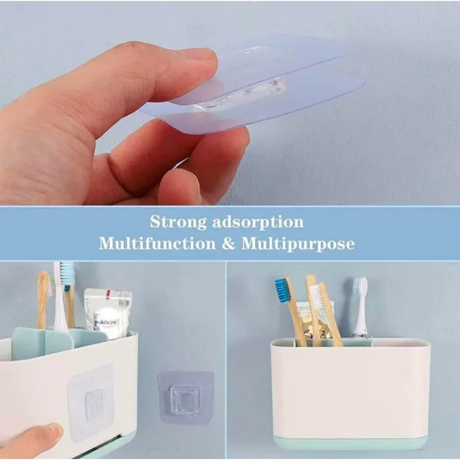 7433 Transparent Adhesive Male Hook Used For Hanging Various Types Of Items (1Pc) 7433 Transparent Adhesive Male Hook Used For Hanging Various Types Of Items (1Pc)